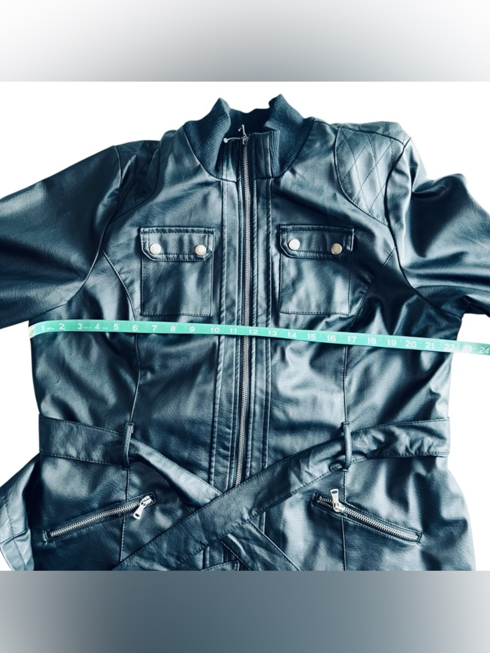 Outer Edge Black Leather Jacket NWT - image 3